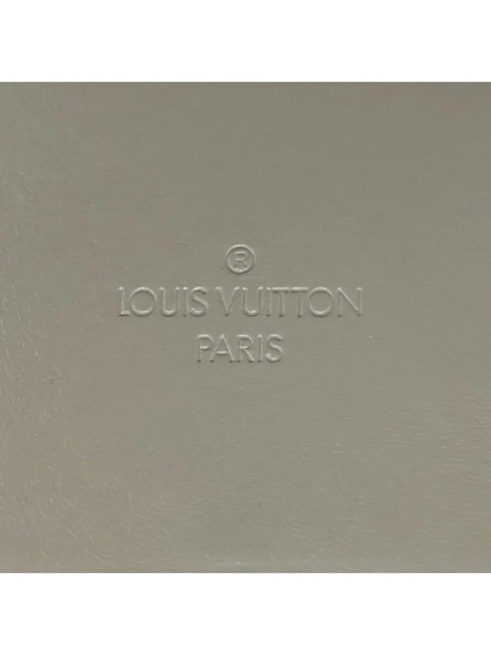 Louis Vuitton Lockit PM Handbag Leather Gray Suhali
